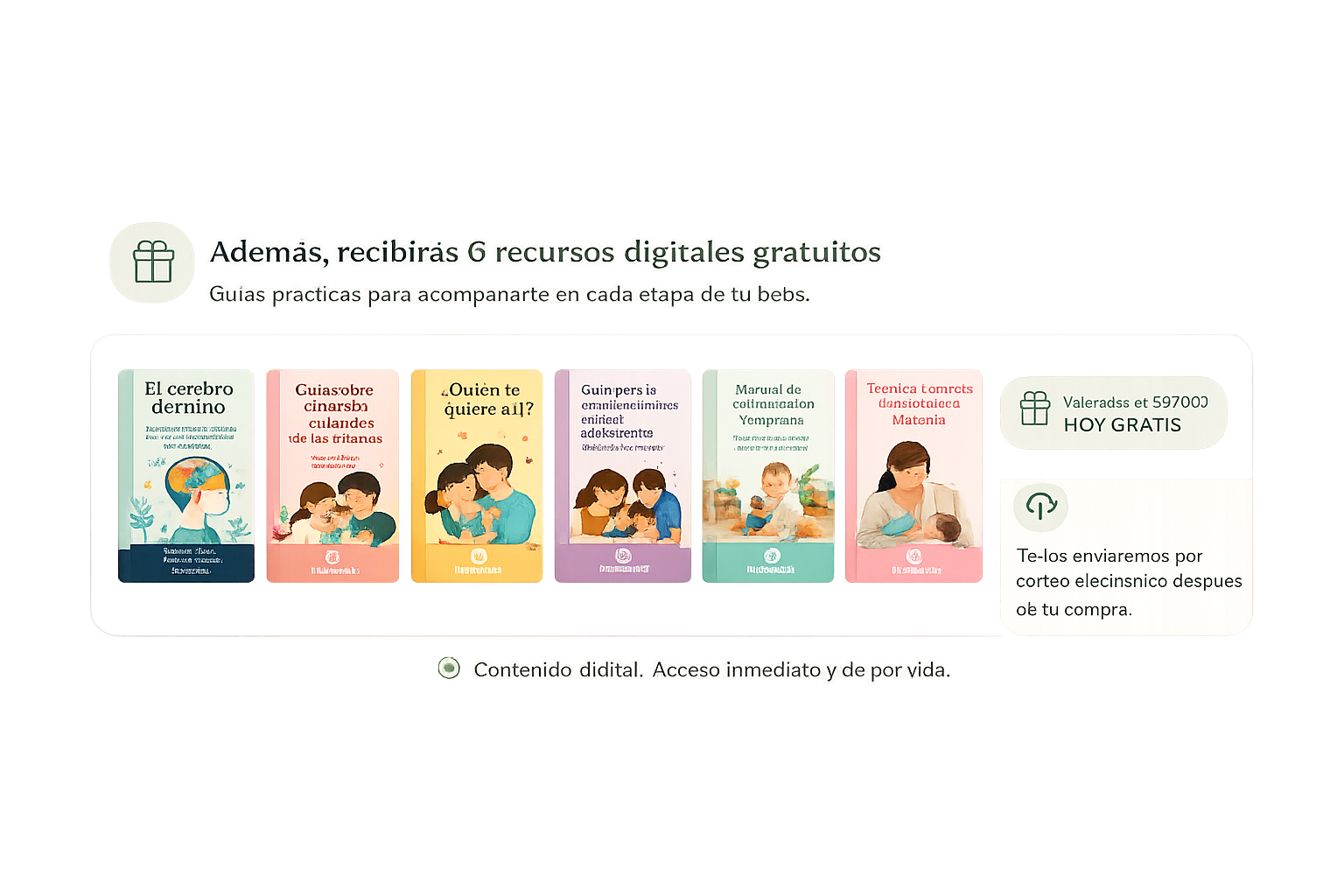 3 eBooks y 3 cursos digitales gratis para mamá